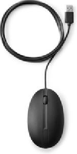 HP Wired Desktop 320M Mouse - Ambidextrous - Optical - USB Type-A - 1000 DPI - Black